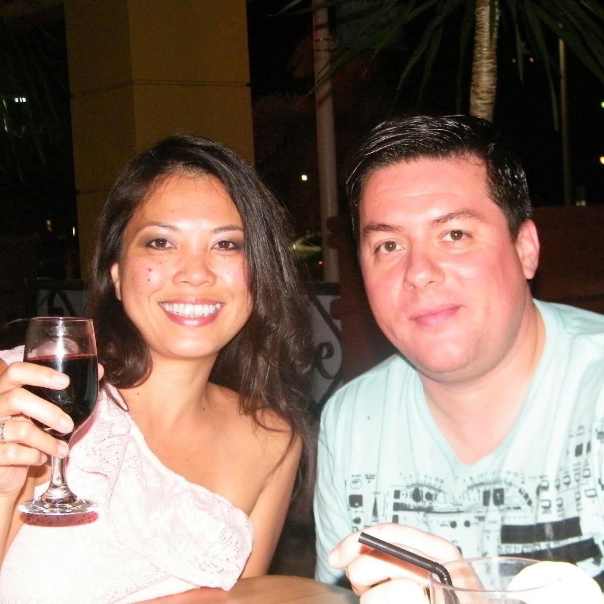 Darlene and her late husband Frank